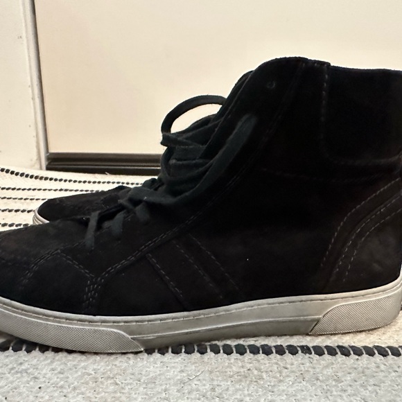 Saint Laurent mid top sneaker, black calf suede, size 41 - Picture 4 of 7